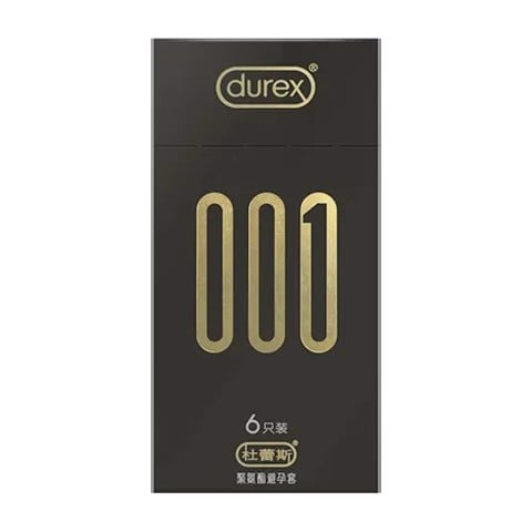 Bao cao su Durex 001 - Siêu mỏng 54mm - Hộp 6 cái