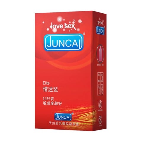 Bao cao su Juncai Elite - Ôm sát truyền nhiệt nhanh - Hộp 12 cái