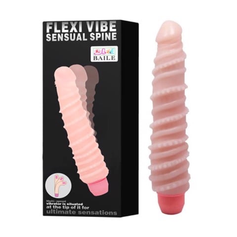 Dương vật giả đa tần số rung uốn xoay đa hướngpin - Baile Flexi Vibe