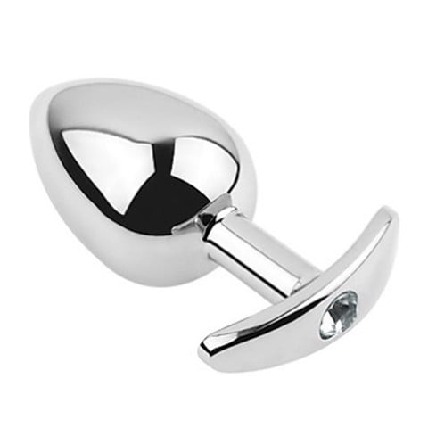Phích inox cắm hậu môn màu bạc - Anal Toy 01