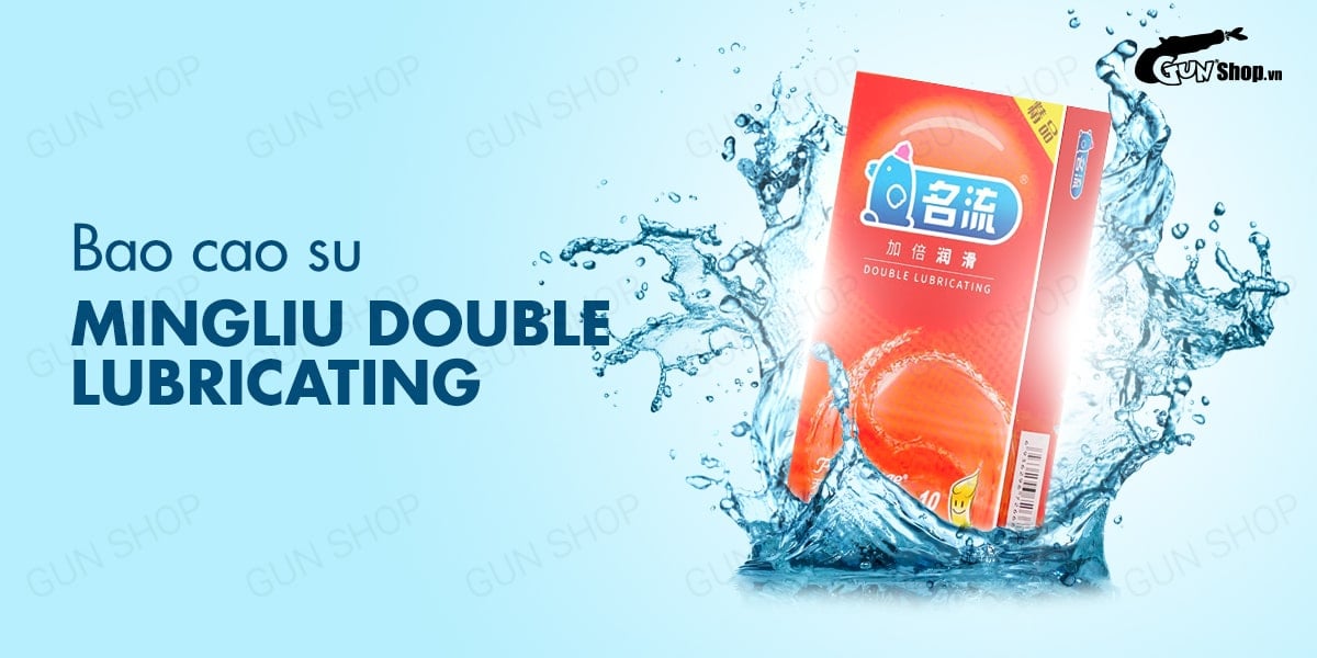 Kho sỉ Bao cao su Mingliu Double Lubricating - Nhiều gel bôi trơn - Hộp 10 cái nhập khẩu Kho sỉ Bao cao su Mingliu Double Lubricating - Nhiều gel bôi trơn - Hộp 10 cái nhập khẩu