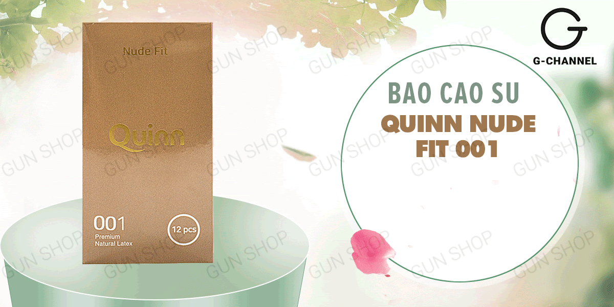Địa chỉ bán Bao cao su Quinn Nude Fit - Siêu mỏng chống tuột - Hộp 12 cái giá sỉ Địa chỉ bán Bao cao su Quinn Nude Fit - Siêu mỏng chống tuột - Hộp 12 cái giá sỉ
