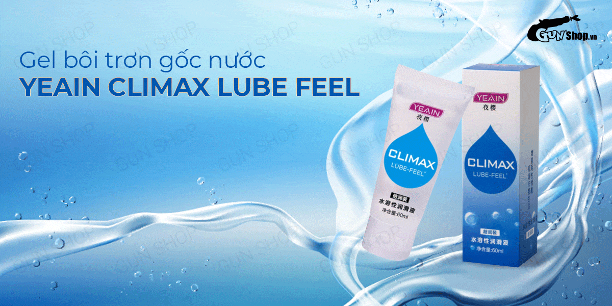 Đánh giá Gel bôi trơn gốc nước - Yeain Climax Lube Feel - Chai 60ml tốt nhất Đánh giá Gel bôi trơn gốc nước - Yeain Climax Lube Feel - Chai 60ml tốt nhất