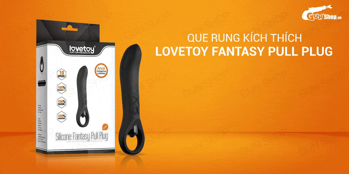Nơi bán Que rung kích thích hậu môn 10 chế độ rung dùng pin - Lovetoy Fantasy Pull Plug nhập khẩu Nơi bán Que rung kích thích hậu môn 10 chế độ rung dùng pin - Lovetoy Fantasy Pull Plug nhập khẩu