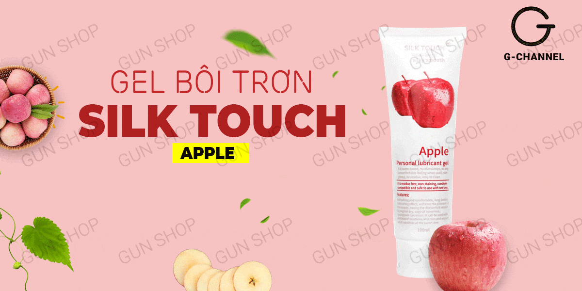 Sỉ Gel bôi trơn hương táo - Silk Touch - Chai 100ml chính hãng Sỉ Gel bôi trơn hương táo - Silk Touch - Chai 100ml chính hãng