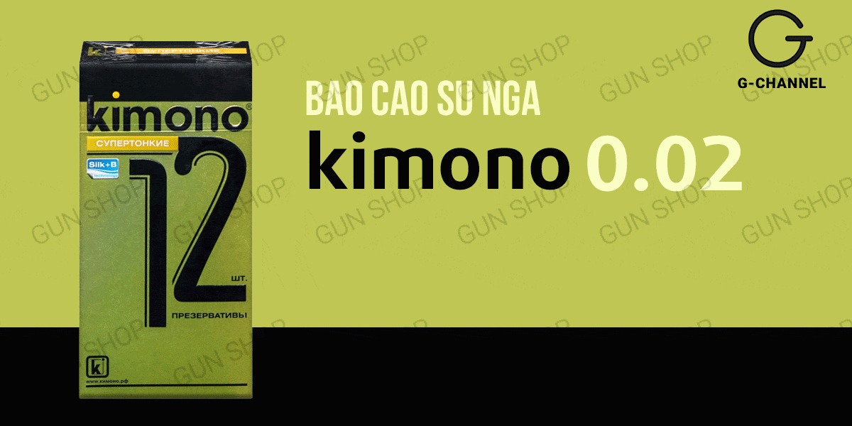 Bỏ sỉ Bao cao su Kimono Vàng - Siêu mỏng 0.02mm - Hộp 12 cái chính hãng Bỏ sỉ Bao cao su Kimono Vàng - Siêu mỏng 0.02mm - Hộp 12 cái chính hãng