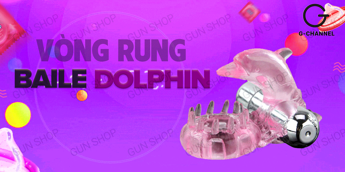 Đại lý Vòng rung tăng khoái cảm pin - Baile Love Dolphin hàng mới về Đại lý Vòng rung tăng khoái cảm pin - Baile Love Dolphin hàng mới về