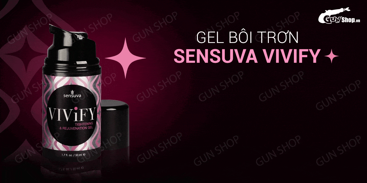 Đại lý Gel bôi trơn se khít âm đạo và tăng khoái cảm nữ - Sensuva Vivify - Chai 50ml loại tốt Đại lý Gel bôi trơn se khít âm đạo và tăng khoái cảm nữ - Sensuva Vivify - Chai 50ml loại tốt