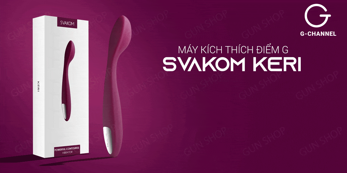 Shop bán Máy kích thích điểm G 5 ché độ rung 5 cường độ rung - Svakom Keri nhập khẩu Shop bán Máy kích thích điểm G 5 ché độ rung 5 cường độ rung - Svakom Keri nhập khẩu
