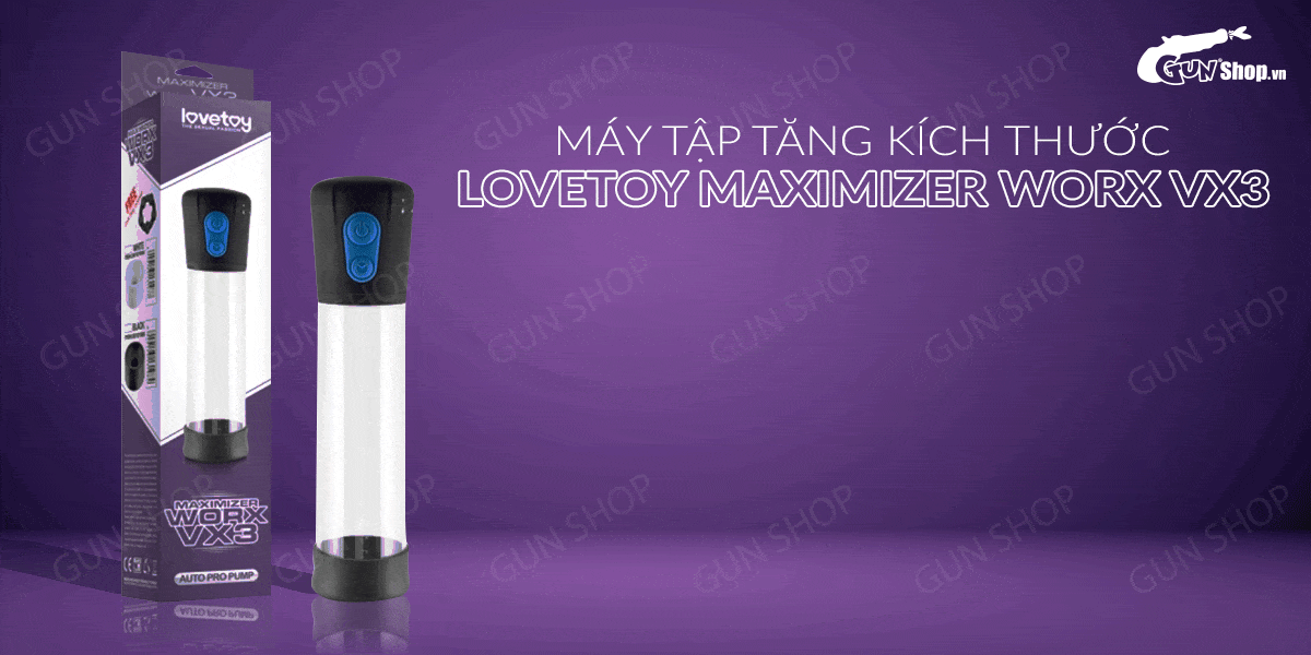 Cửa hàng bán Máy tập tăng kích thước dương vật tự động - Lovetoy Maximizer Worx VX3 giá sỉ Cửa hàng bán Máy tập tăng kích thước dương vật tự động - Lovetoy Maximizer Worx VX3 giá sỉ