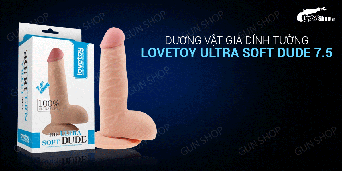 Shop bán Dương vật giả dính tường siêu mềm - Lovetoy Ultra Soft Dude 7.5 giá rẻ Shop bán Dương vật giả dính tường siêu mềm - Lovetoy Ultra Soft Dude 7.5 giá rẻ