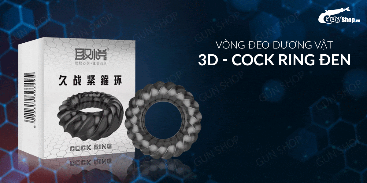 Bảng giá Vòng đeo dương vật kéo dài thời gian trì hoãn xuất tinh 3D - Cock Ring Đen tốt nhất Bảng giá Vòng đeo dương vật kéo dài thời gian trì hoãn xuất tinh 3D - Cock Ring Đen tốt nhất