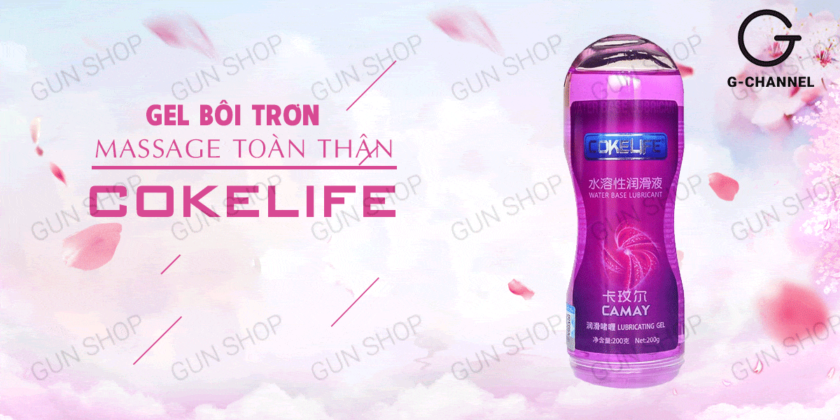 Bảng giá Gel bôi trơn massage hương camay - Cokelife tím - Chai 100ml cao cấp Bảng giá Gel bôi trơn massage hương camay - Cokelife tím - Chai 100ml cao cấp