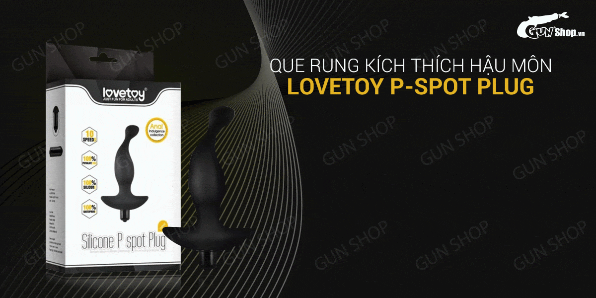 Phân phối Que rung kích thích hậu môn 10 chế độ rung dùng pin - Lovetoy P-Spot Plug nhập khẩu Phân phối Que rung kích thích hậu môn 10 chế độ rung dùng pin - Lovetoy P-Spot Plug nhập khẩu