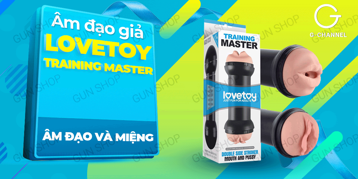 Review Âm đạo giả và miệng - Lovetoy Training Master chính hãng Review Âm đạo giả và miệng - Lovetoy Training Master chính hãng
