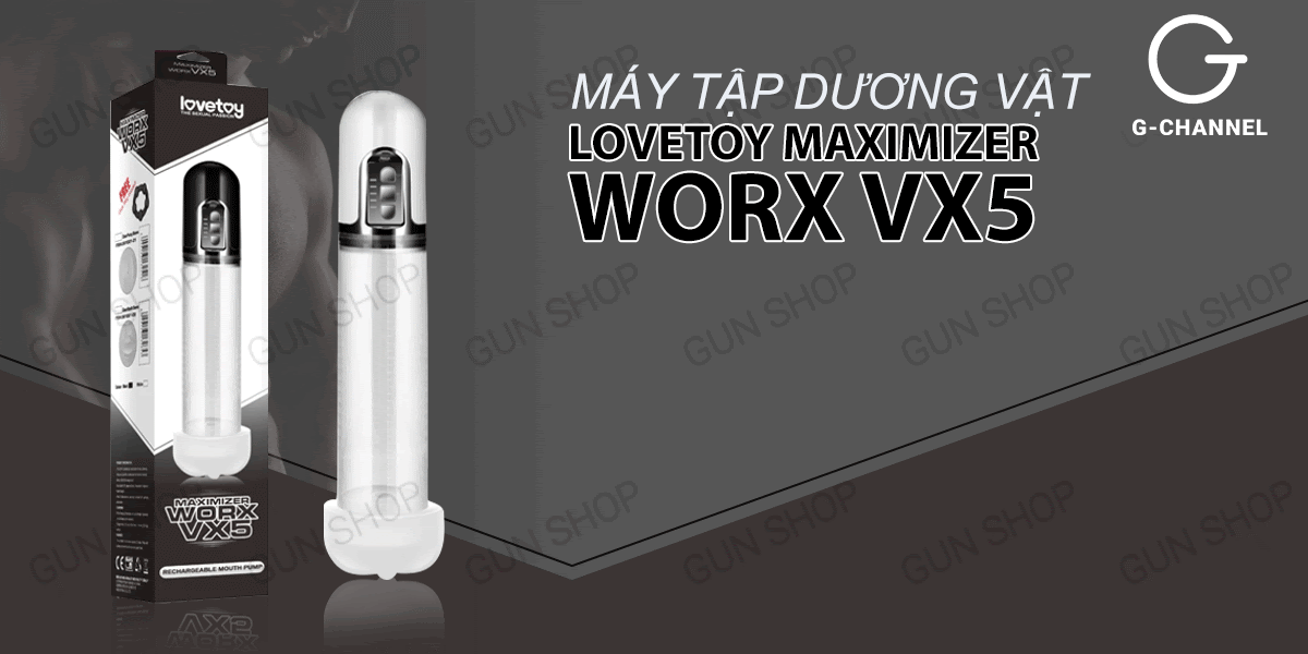 Review Máy tập dương vật tự động cao cấp - Lovetoy Maximizer Worx VX5 giá sỉ Review Máy tập dương vật tự động cao cấp - Lovetoy Maximizer Worx VX5 giá sỉ