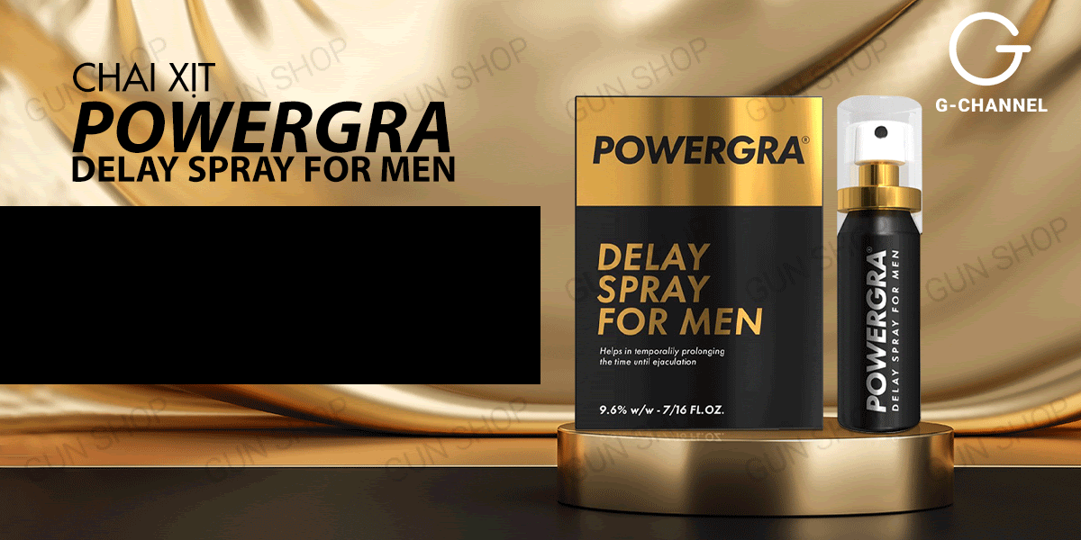 Bỏ sỉ Chai xịt Mỹ Powergra Delay Spray For Men - Kéo dài thời gian - Chai 13ml có tốt không? Bỏ sỉ Chai xịt Mỹ Powergra Delay Spray For Men - Kéo dài thời gian - Chai 13ml có tốt không?