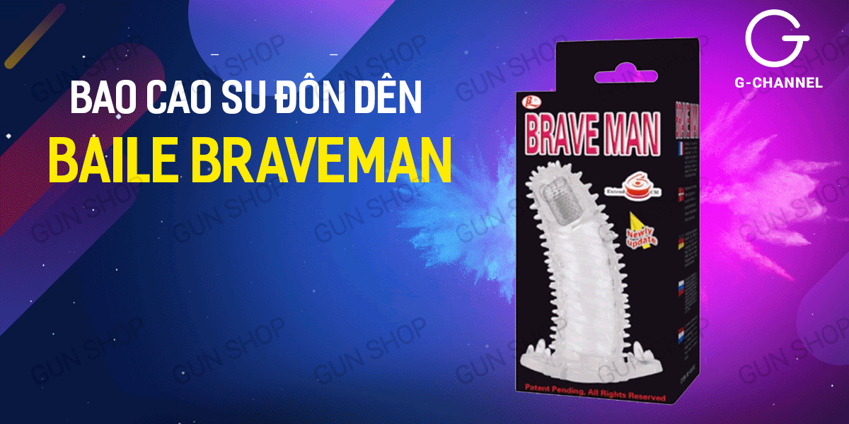 Cửa hàng bán Bao cao su đôn dên tăng kích thước rung phần đầu dương vật Baile Braveman tốt nhất Cửa hàng bán Bao cao su đôn dên tăng kích thước rung phần đầu dương vật Baile Braveman tốt nhất