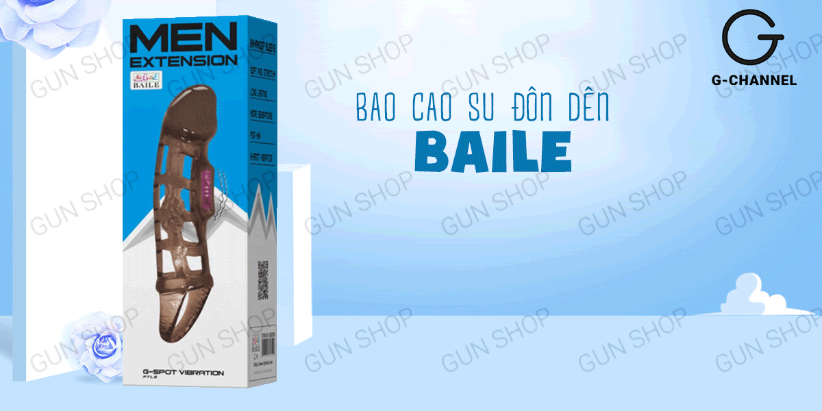 Bán Bao cao su đôn dên tăng kích thước lưới dây đeo Baile màu đen giá rẻ Bán Bao cao su đôn dên tăng kích thước lưới dây đeo Baile màu đen giá rẻ