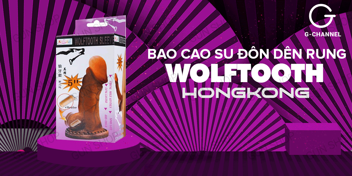 Nơi bán Bao cao su đôn dên tăng kích thước Baile Wolftooth - Rung bìu pin chính hãng Nơi bán Bao cao su đôn dên tăng kích thước Baile Wolftooth - Rung bìu pin chính hãng