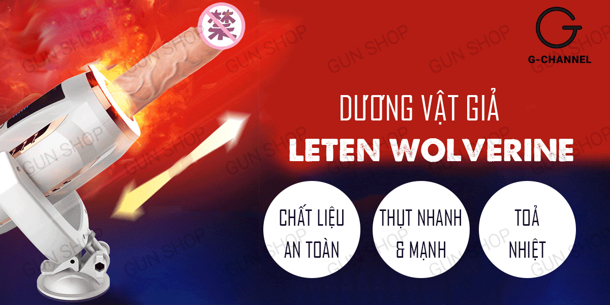 Thông tin Dương vật giả dính tường thụt cực mạnh xoay 360 độ tỏa nhiệt - Leten Wolverine hàng mới về Thông tin Dương vật giả dính tường thụt cực mạnh xoay 360 độ tỏa nhiệt - Leten Wolverine hàng mới về