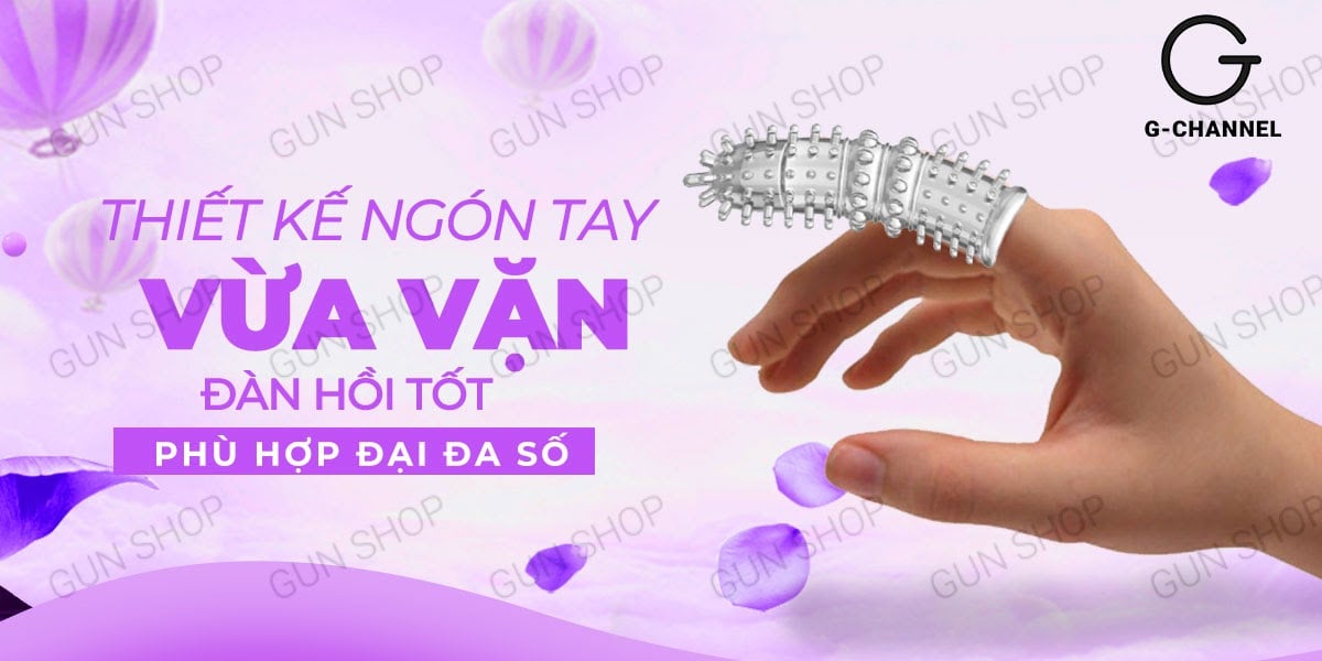 Cửa hàng bán Bao cao su ngón tay Aichao A-spot 4 - Gai nổi lớn - Hộp 1 cái cao cấp Cửa hàng bán Bao cao su ngón tay Aichao A-spot 4 - Gai nổi lớn - Hộp 1 cái cao cấp