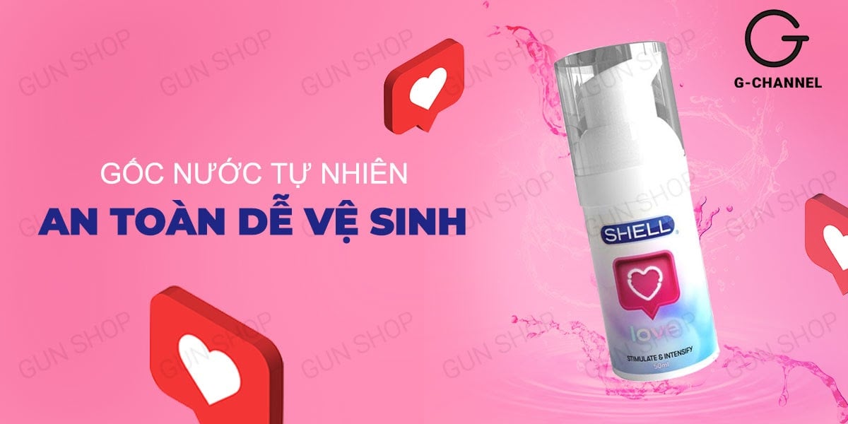 Mua Gel bôi trơn tăng khoái cảm nữ - Shell Love - Chai 50ml hàng mới về Mua Gel bôi trơn tăng khoái cảm nữ - Shell Love - Chai 50ml hàng mới về