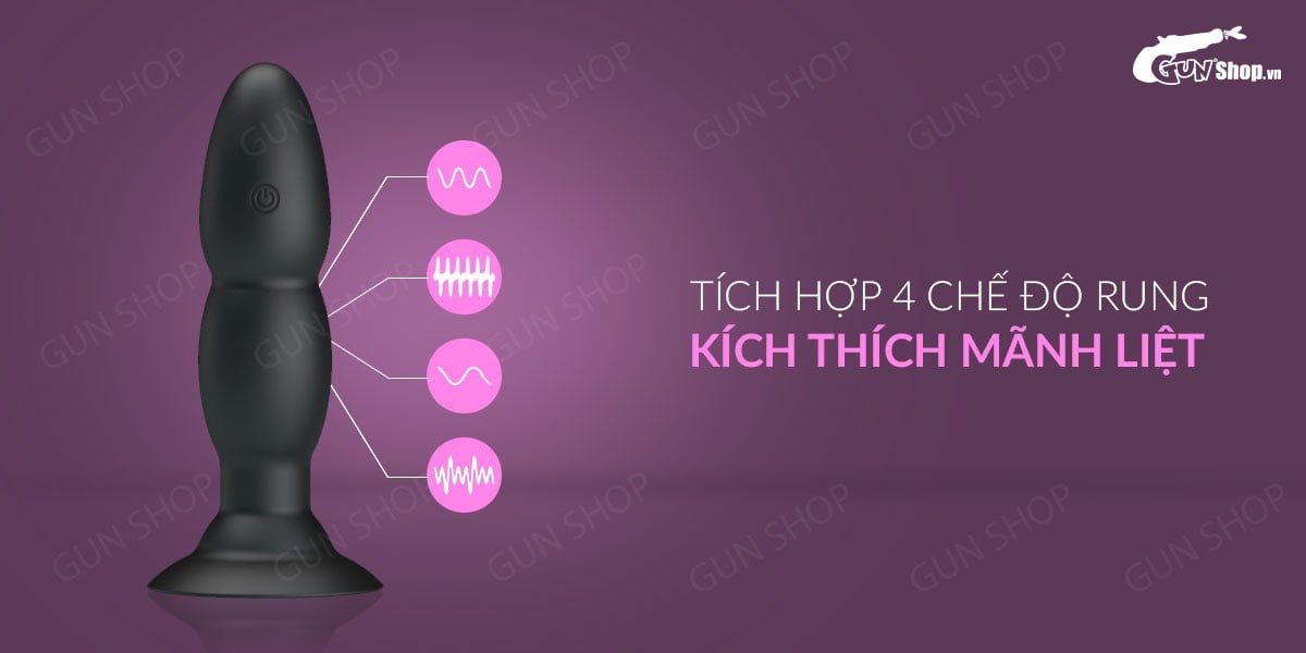 Địa chỉ bán Que rung kích thích hậu môn 4 chế độ rung điều khiển từ xa dùng sạc - Pretty Love Beaded For Extra Pleasure cao cấp Địa chỉ bán Que rung kích thích hậu môn 4 chế độ rung điều khiển từ xa dùng sạc - Pretty Love Beaded For Extra Pleasure cao cấp