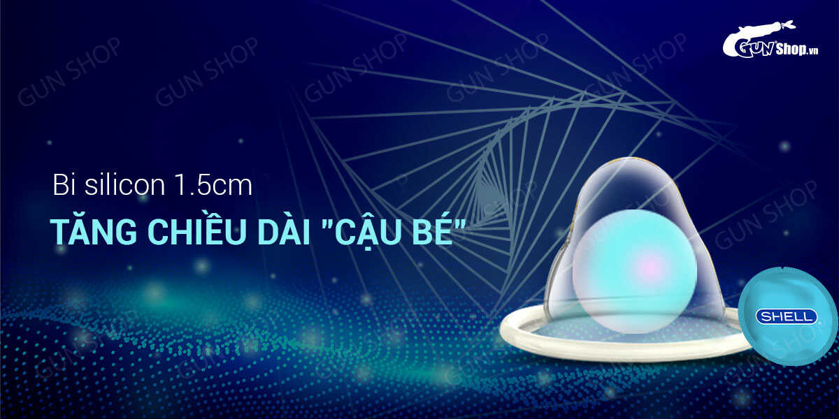 Bảng giá Bao cao su Shell Love Bead - Gân nổi kéo dài thời gian bi tăng 1.5cm - Hộp 5 cái có tốt không? Bảng giá Bao cao su Shell Love Bead - Gân nổi kéo dài thời gian bi tăng 1.5cm - Hộp 5 cái có tốt không?