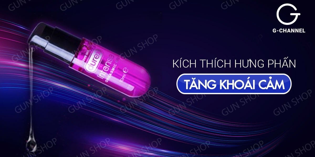 Phân phối Gel bôi trơn kích thích và tăng khoái cảm nữ - Durex Intense Orgasmic - Chai 10ml loại tốt Phân phối Gel bôi trơn kích thích và tăng khoái cảm nữ - Durex Intense Orgasmic - Chai 10ml loại tốt
