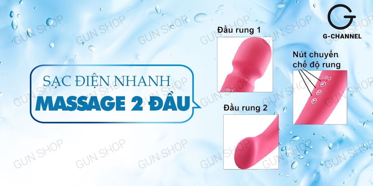 Giá sỉ Máy massage 2 đầu rung nhiều chế độ sạc điện - Libo Scorpio tốt nhất Giá sỉ Máy massage 2 đầu rung nhiều chế độ sạc điện - Libo Scorpio tốt nhất