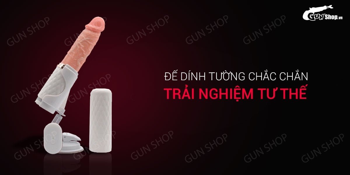Kho sỉ Dương vật giả dính tường rung thụt tự động sạc điện - Uegea hàng xách tay Kho sỉ Dương vật giả dính tường rung thụt tự động sạc điện - Uegea hàng xách tay