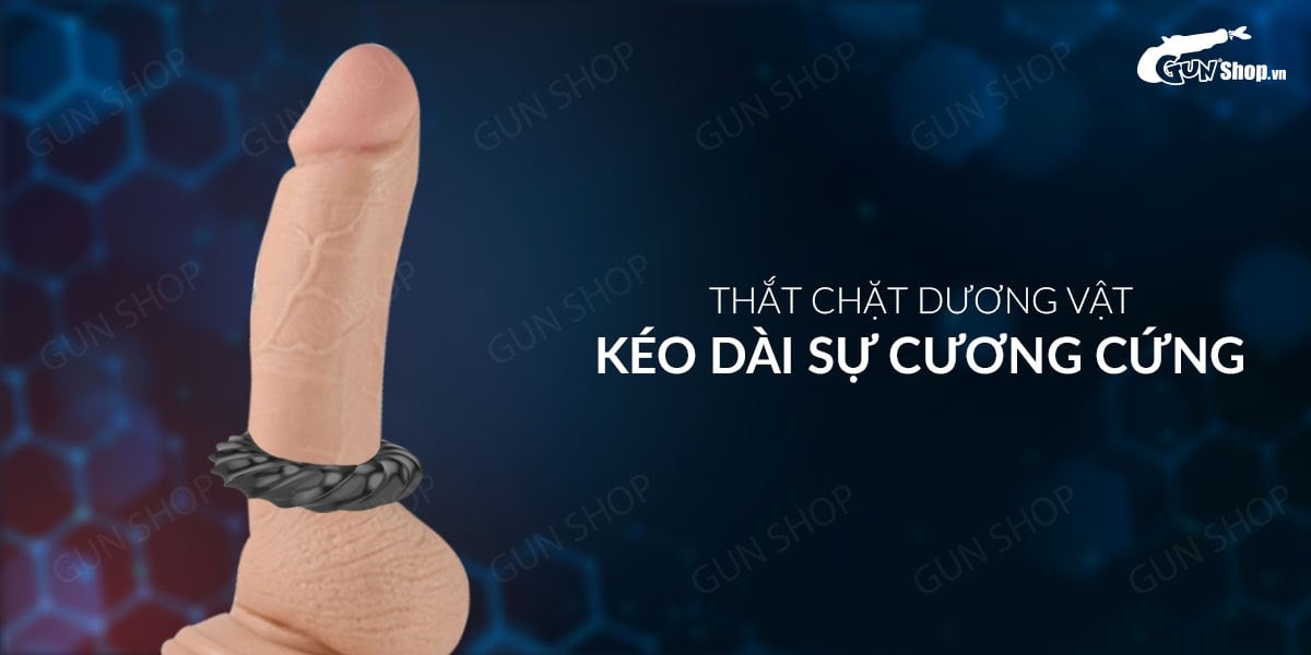 Bảng giá Vòng đeo dương vật kéo dài thời gian trì hoãn xuất tinh 3D - Cock Ring Đen tốt nhất Bảng giá Vòng đeo dương vật kéo dài thời gian trì hoãn xuất tinh 3D - Cock Ring Đen tốt nhất