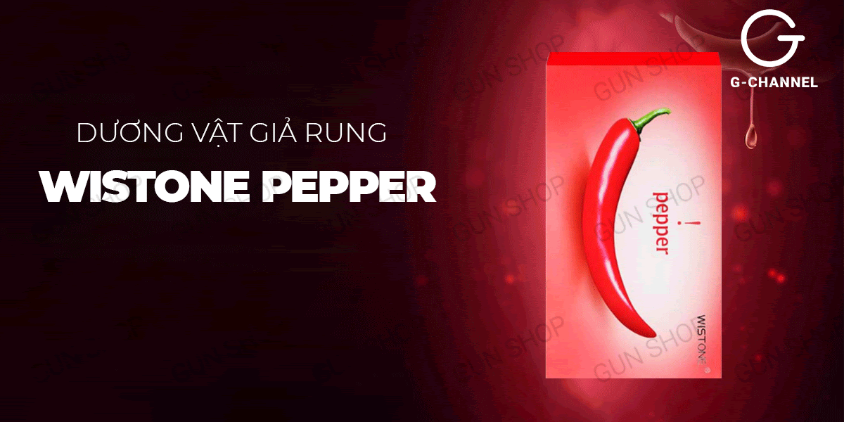 Sỉ Dương vật giả rung hình quả ớt đa chế độ rung sạc điện - Wistone Pepper giá sỉ Sỉ Dương vật giả rung hình quả ớt đa chế độ rung sạc điện - Wistone Pepper giá sỉ
