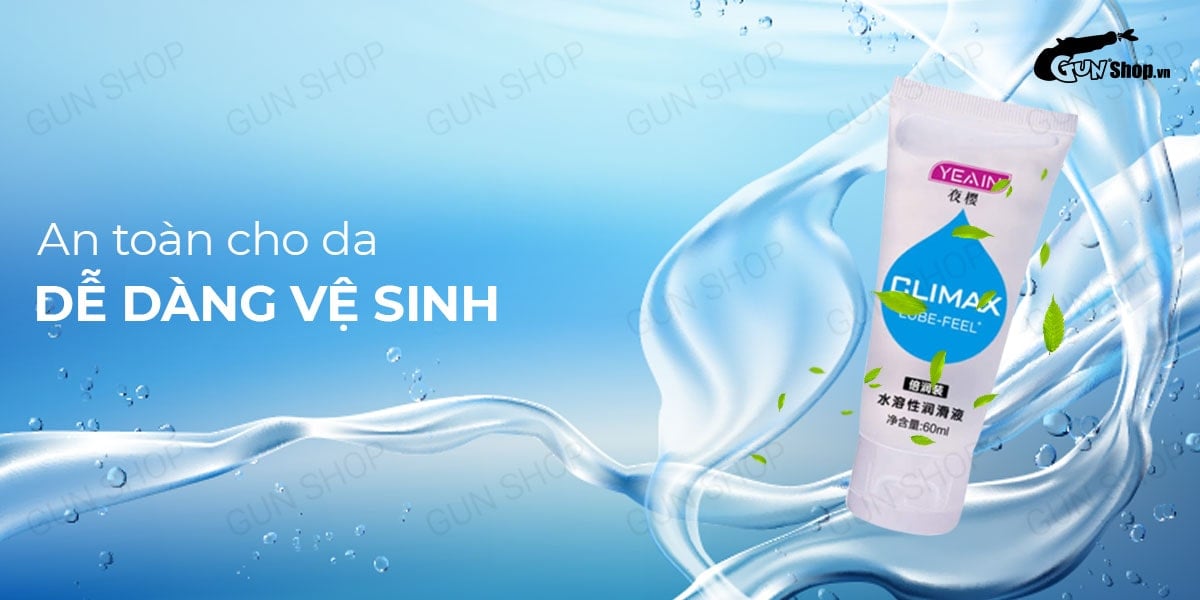 Đánh giá Gel bôi trơn gốc nước - Yeain Climax Lube Feel - Chai 60ml tốt nhất Đánh giá Gel bôi trơn gốc nước - Yeain Climax Lube Feel - Chai 60ml tốt nhất