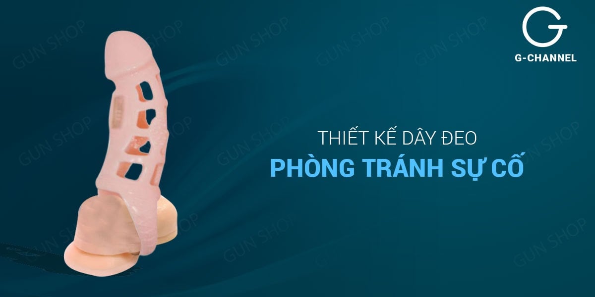 Nhập sỉ Bao cao su đôn dên tăng kích thước Baile - Màu da lưới dây đeo có rung 16 x 3.5 cm giá rẻ Nhập sỉ Bao cao su đôn dên tăng kích thước Baile - Màu da lưới dây đeo có rung 16 x 3.5 cm giá rẻ