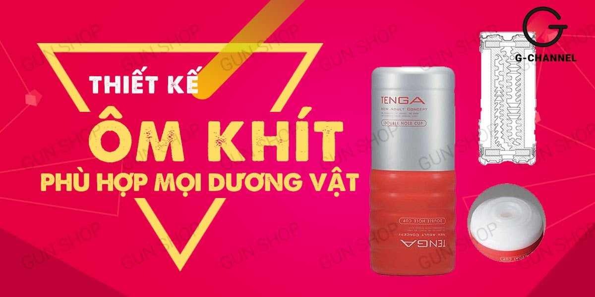 Cửa hàng bán Âm đạo giả 2 đầu nhỏ gọn - Tenga Double Hole Cup tốt nhất Cửa hàng bán Âm đạo giả 2 đầu nhỏ gọn - Tenga Double Hole Cup tốt nhất