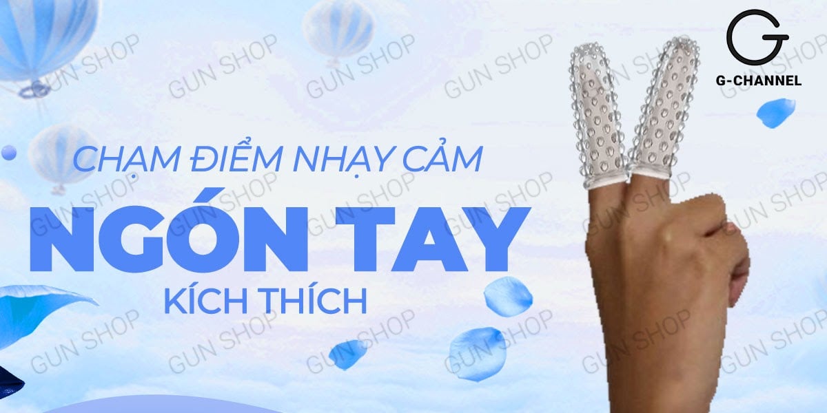 Bỏ sỉ Bao cao su 2 ngón tay dài Aichao - Gai nổi lớn - Hộp 2 cái chính hãng Bỏ sỉ Bao cao su 2 ngón tay dài Aichao - Gai nổi lớn - Hộp 2 cái chính hãng