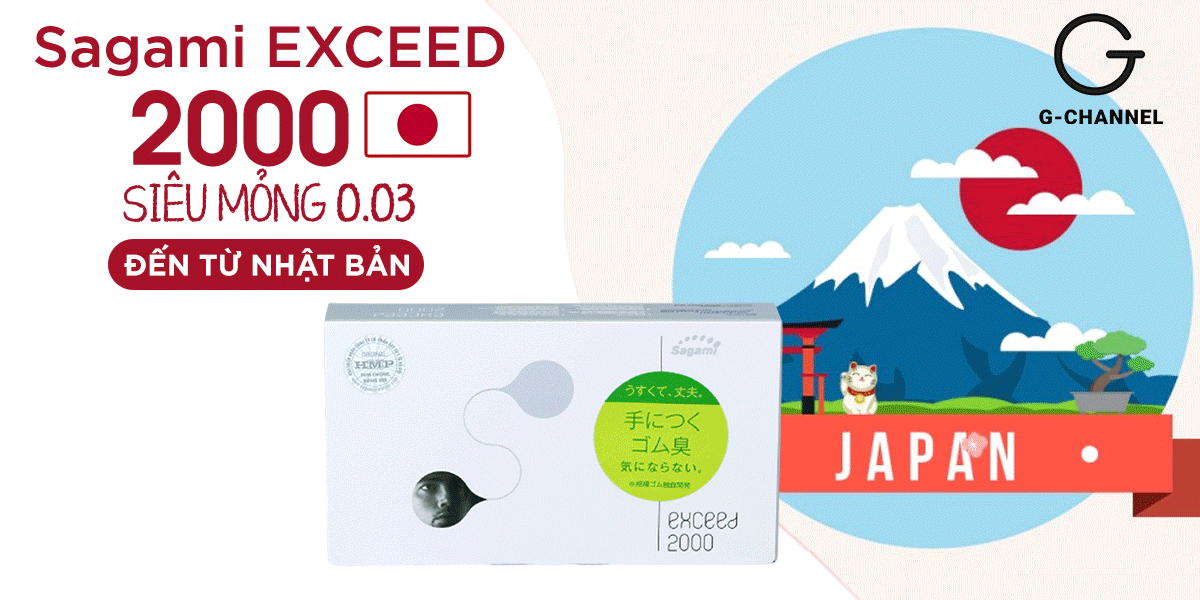 Nơi bán Bao cao su Sagami Exceed 2000 - Siêu mỏng 0.03mm - Hộp 12 cái giá tốt Nơi bán Bao cao su Sagami Exceed 2000 - Siêu mỏng 0.03mm - Hộp 12 cái giá tốt