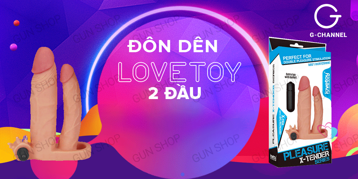 Bán Bao cao su đôn dên tăng kích thước Lovetoy 2 đầu giá tốt Bán Bao cao su đôn dên tăng kích thước Lovetoy 2 đầu giá tốt