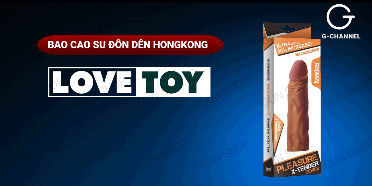 Nơi bán Bao cao su đôn dên dên tăng kích thước Lovetoy tăng 5cm chính hãng Nơi bán Bao cao su đôn dên dên tăng kích thước Lovetoy tăng 5cm chính hãng