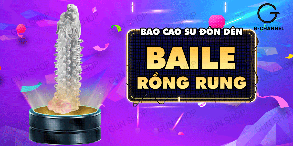 Kho sỉ Bao cao su đôn dên tăng kích thước Baile Rồng rung hàng mới về Kho sỉ Bao cao su đôn dên tăng kích thước Baile Rồng rung hàng mới về