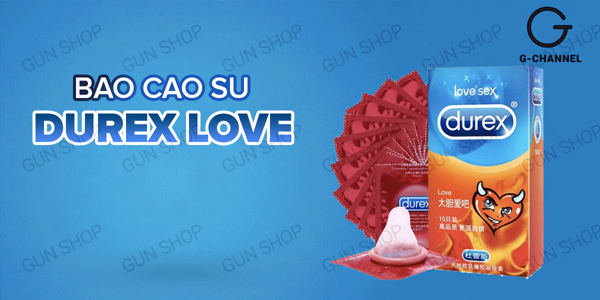 Kho sỉ Bao cao su Durex Love - Siêu mỏng hương vani - Hộp 10 cái loại tốt Kho sỉ Bao cao su Durex Love - Siêu mỏng hương vani - Hộp 10 cái loại tốt