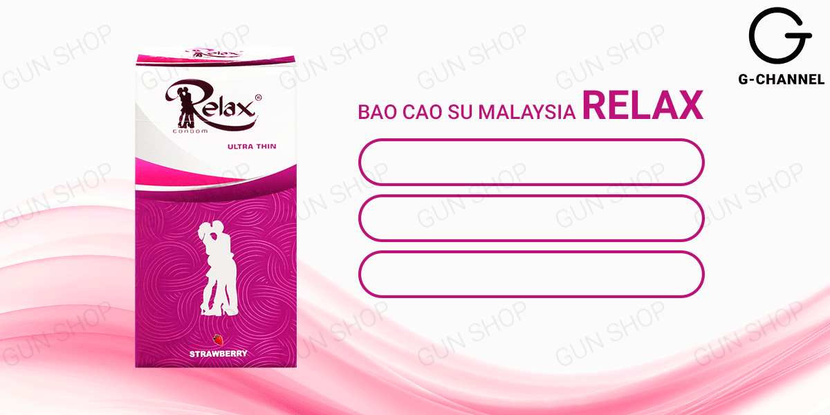 Bỏ sỉ Bao cao su Relax - Hương dâu - Hộp 12 cái loại tốt Bỏ sỉ Bao cao su Relax - Hương dâu - Hộp 12 cái loại tốt