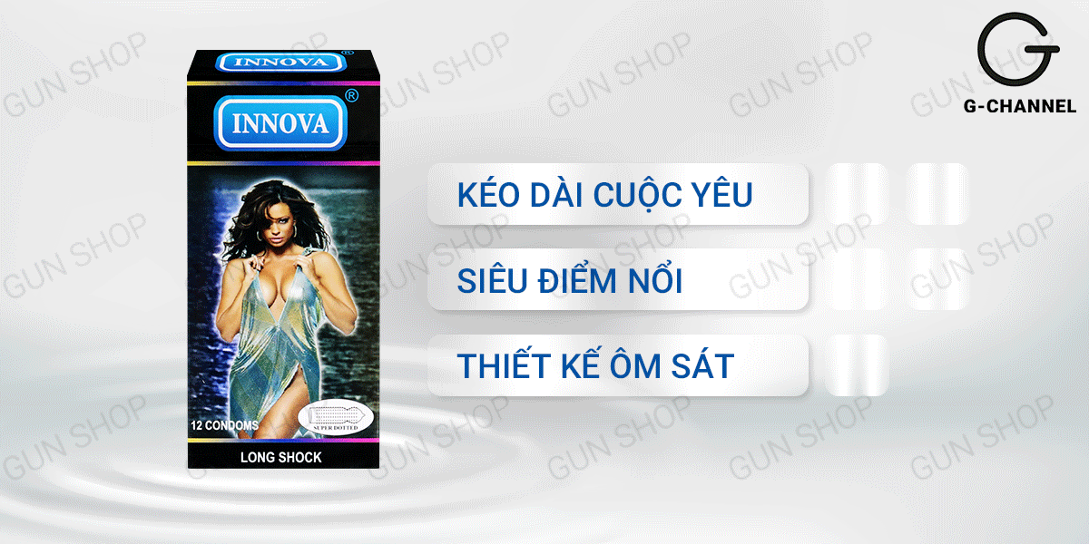 Đại lý Bao cao su Innova Đen - Kéo dài thời gian - Hộp 12 cái tốt nhất Đại lý Bao cao su Innova Đen - Kéo dài thời gian - Hộp 12 cái tốt nhất