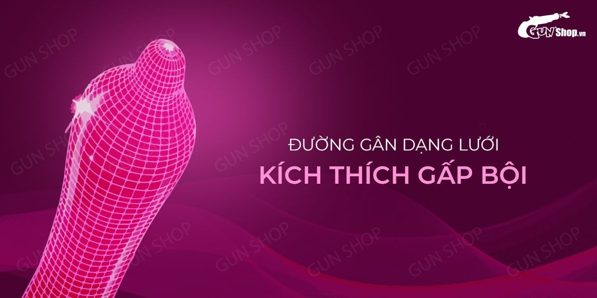  Nhập sỉ Bao cao su Muaisi Hồng - Nhiều gel siêu mỏng - Hộp 10 cái cao cấp
