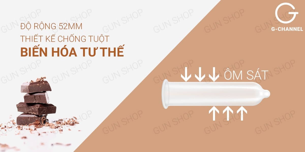 Review Bao cao su Nakanishi - Siêu mỏng 0.03mm - Hương chocolate - Hộp 4 cái loại tốt Review Bao cao su Nakanishi - Siêu mỏng 0.03mm - Hương chocolate - Hộp 4 cái loại tốt
