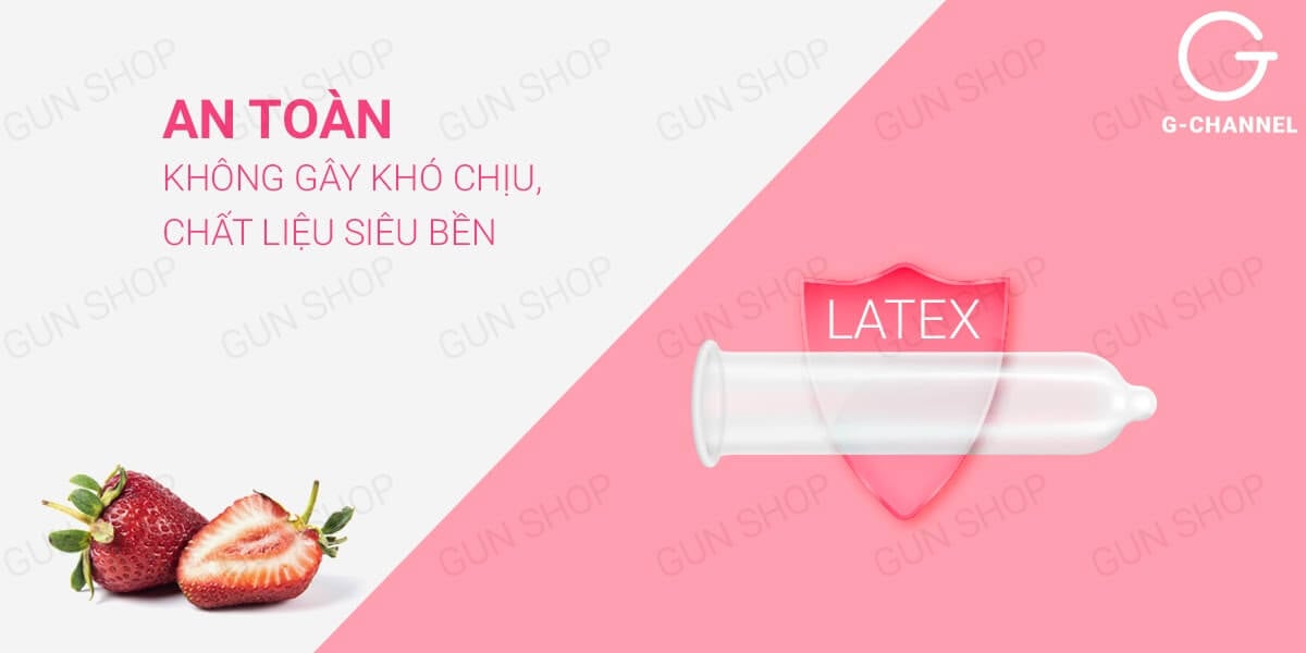 Thông tin Bao cao su Nakanishi - Siêu mỏng 0.03mm - Hương dâu - Hộp 4 cái có tốt không? Thông tin Bao cao su Nakanishi - Siêu mỏng 0.03mm - Hương dâu - Hộp 4 cái có tốt không?