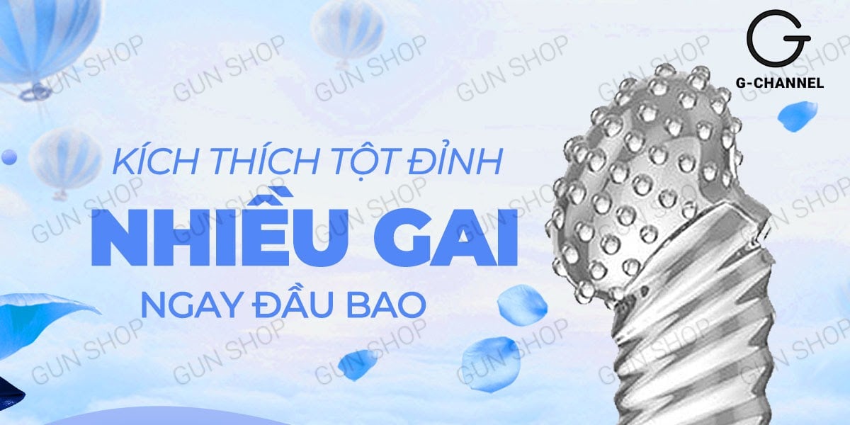 Bỏ sỉ Bao cao su ngón tay dài Aichao G-spot 2 - Gai nổi lớn - Hộp 1 cái mới nhất Bỏ sỉ Bao cao su ngón tay dài Aichao G-spot 2 - Gai nổi lớn - Hộp 1 cái mới nhất