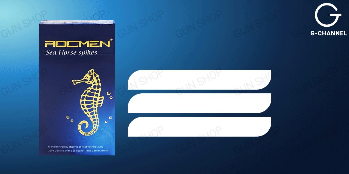 Cung cấp Bao cao su Rocmen Sea Horse Spikes - Kéo dài thời gian - Hộp 10 cái loại tốt Cung cấp Bao cao su Rocmen Sea Horse Spikes - Kéo dài thời gian - Hộp 10 cái loại tốt